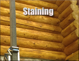  Lincoln County, North Carolina Log Home Staining